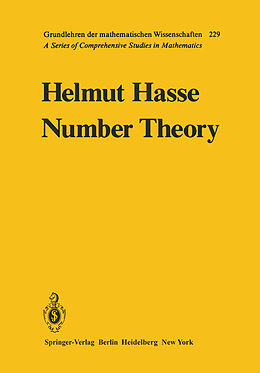 Kartonierter Einband Number Theory von Helmut Hasse
