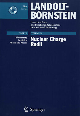 Set mit div. Artikeln (Set) Nuclear Charge Radii von G. Fricke, K. Heilig