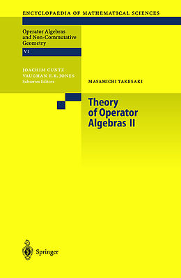 Fester Einband Theory of Operator Algebras II. Vol.2 von Masamichi Takesaki