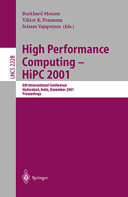 Kartonierter Einband High Performance Computing - HiPC 2001 von 