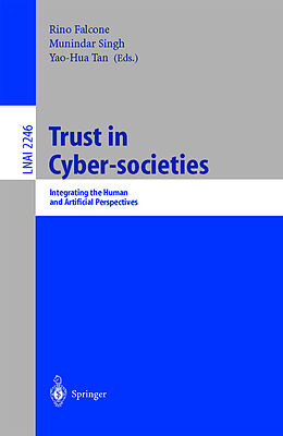 Kartonierter Einband Trust in Cyber-societies von 