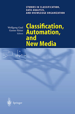 Couverture cartonnée Classification, Automation, and New Media de 