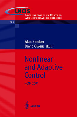Kartonierter Einband Nonlinear and Adaptive Control von 