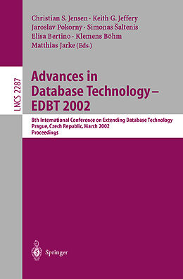 Kartonierter Einband Advances in Database Technology - EDBT 2002 von 