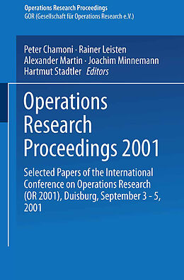 Kartonierter Einband Operations Research Proceedings 2001 von 