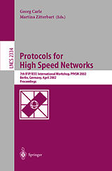 Couverture cartonnée Protocols for High Speed Networks de 