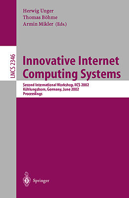 Kartonierter Einband Innovative Internet Computing Systems von 