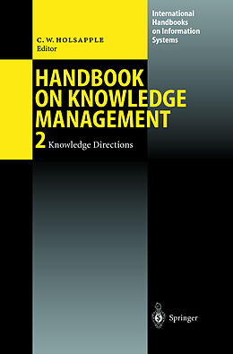 Fester Einband Handbook on Knowledge Management 2 von 