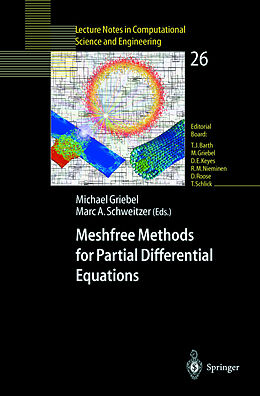 Kartonierter Einband Meshfree Methods for Partial Differential Equations von 