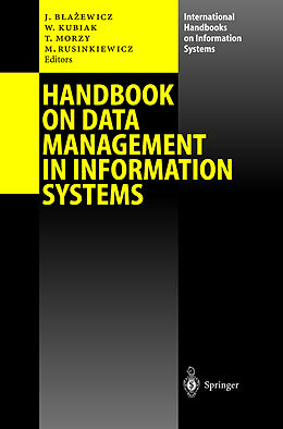 Livre Relié Handbook on Data Management in Information Systems de 