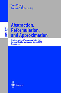 Kartonierter Einband Abstraction, Reformulation, and Approximation von 