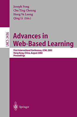 Kartonierter Einband Advances in Web-Based Learning von 