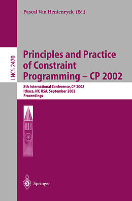 Kartonierter Einband Principles and Practice of Constraint Programming - CP 2002 von 