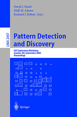 Kartonierter Einband Pattern Detection and Discovery von 