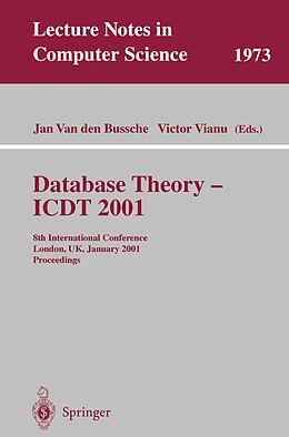 E-Book (pdf) Database Theory - ICDT 2001 von 