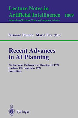 E-Book (pdf) Recent Advances in AI Planning von 