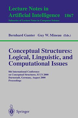 E-Book (pdf) Conceptual Structures: Logical, Linguistic, and Computational Issues von 