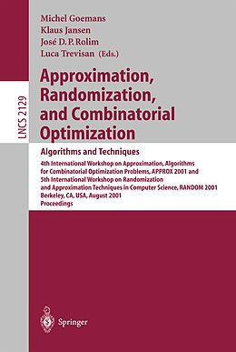 E-Book (pdf) Approximation, Randomization and Combinatorial Optimization: Algorithms and Techniques von 