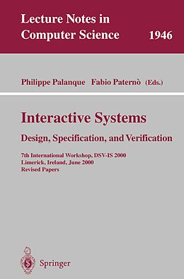 E-Book (pdf) Interactive Systems. Design, Specification, and Verification von 