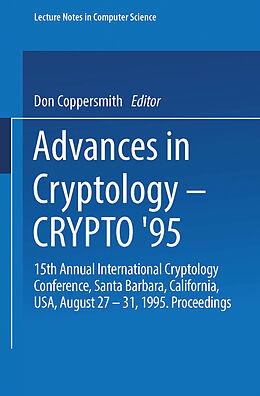 E-Book (pdf) Advances in Cryptology - CRYPTO '95 von 