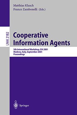 E-Book (pdf) Cooperative Information Agents V von 