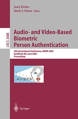 E-Book (pdf) Audio-and Video-Based Biometric Person Authentication von 