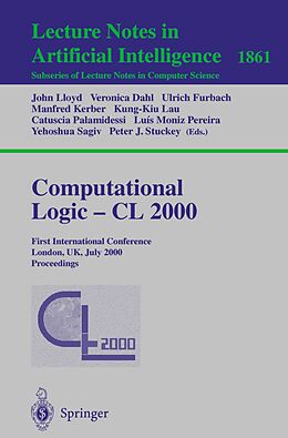 E-Book (pdf) Computational Logic - CL 2000 von 