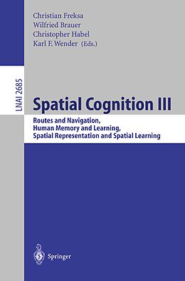 E-Book (pdf) Spatial Cognition III von 