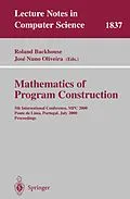 E-Book (pdf) Mathematics of Program Construction von