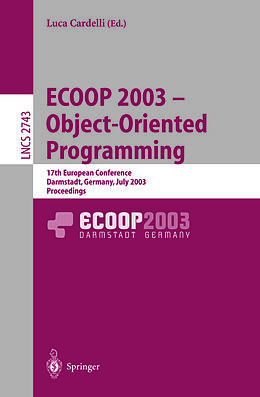 E-Book (pdf) ECOOP 2003 - Object-Oriented Programming von 