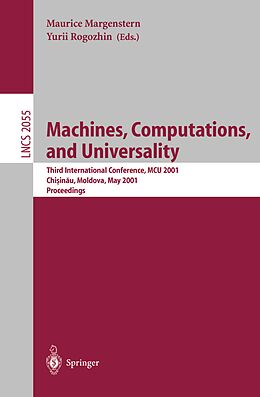 E-Book (pdf) Machines, Computations, and Universality von 