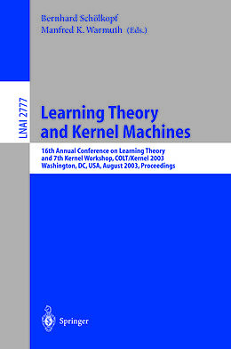 E-Book (pdf) Learning Theory and Kernel Machines von 