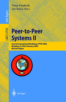 E-Book (pdf) Peer-to-Peer Systems II von 