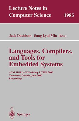 E-Book (pdf) Languages, Compilers, and Tools for Embedded Systems von 