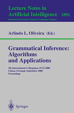 E-Book (pdf) Grammatical Inference: Algorithms and Applications von 