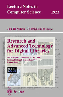 E-Book (pdf) Research and Advanced Technology for Digital Libraries von 