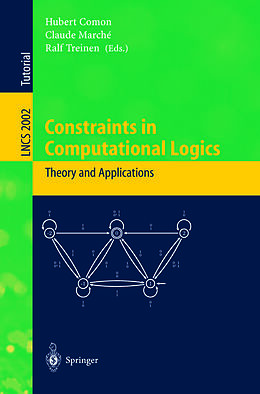 eBook (pdf) Constraints in Computational Logics: Theory and Applications de 