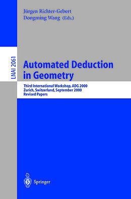 E-Book (pdf) Automated Deduction in Geometry von 