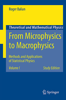 Kartonierter Einband From Microphysics to Macrophysics von Roger Balian