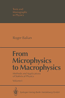 eBook (pdf) From Microphysics to Macrophysics de Roger Balian