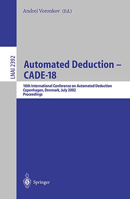 E-Book (pdf) Automated Deduction - CADE-18 von 