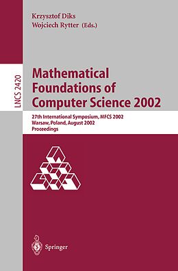 E-Book (pdf) Mathematical Foundations of Computer Science 2002 von 