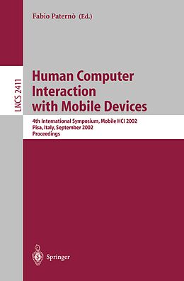 E-Book (pdf) Human Computer Interaction with Mobile Devices von 