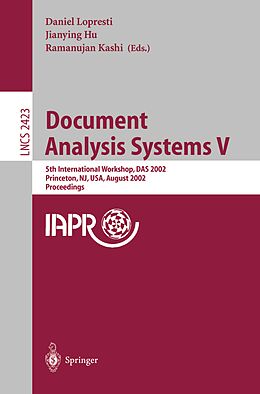 E-Book (pdf) Document Analysis Systems V von 