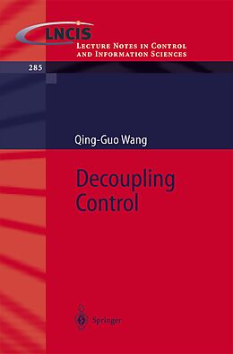 eBook (pdf) Decoupling Control de Qing-Guo Wang