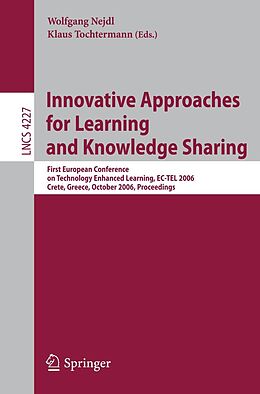 E-Book (pdf) Innovative Approaches for Learning and Knowledge Sharing von 
