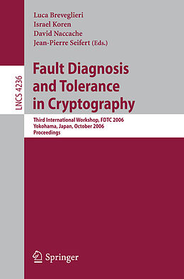 Kartonierter Einband Fault Diagnosis and Tolerance in Cryptography von 