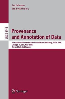E-Book (pdf) Provenance and Annotation of Data von 