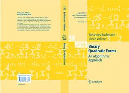 E-Book (pdf) Binary Quadratic Forms von Johannes Buchmann, Ulrich Vollmer
