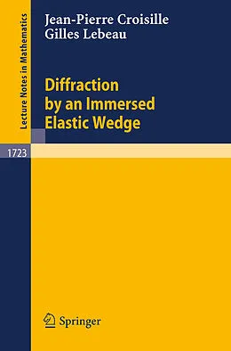 E-Book (pdf) Diffraction by an Immersed Elastic Wedge von Jean-Pierre Croisille, Gilles Lebeau